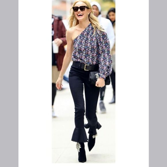 NWOT FRAME Le Skinny De Jeanne Flounce Jeans D30 - Picture 5 of 11